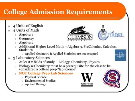 University requirements. The general requirements below apply to undergraduate admission and readmission to any college or division of the university. Minimum Admission Requirements. Admission to the university is selective. Only minimum requirements for admission are provided; satisfaction of these minimums does not guarantee admission. Minimum Requirements 