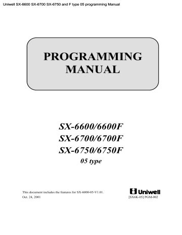 Uniwell programming manual model sx 6600. - Daewoo ssangyong musso 1996 2005 workshop manual.
