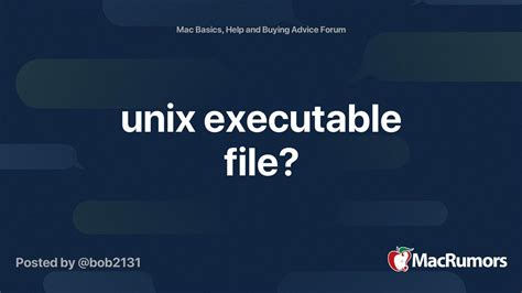 Unix executable file extension