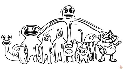 Unleash Creativity with Garten of Banban Chapter 2 Coloring Pages