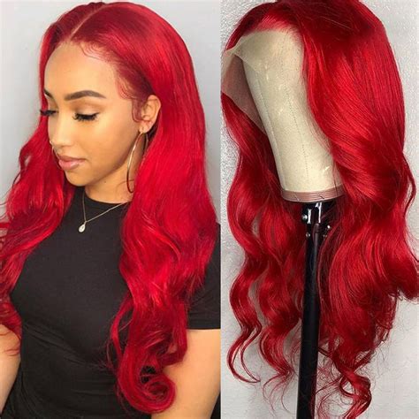 Unleash Your Fire: The Allure of Red Lace Front Wigs Human Hair