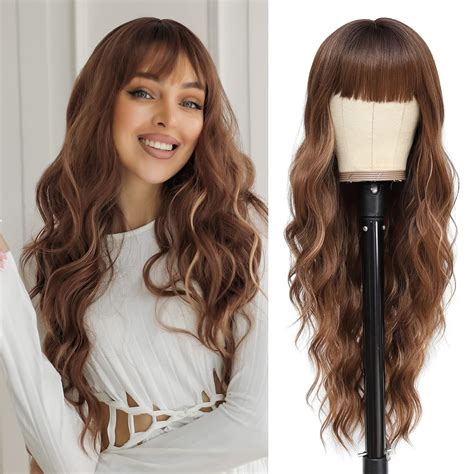 Unleash Your Inner Glamour with our Stunning Light Brown Wig Long