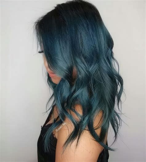 Unleash Your Inner Mermaid with Real Hair Wigs Shoulder Length Teal Blue**!