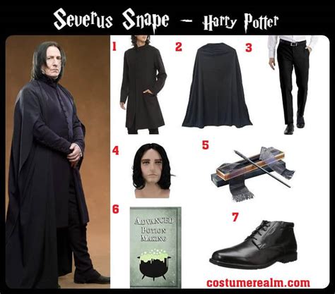 Unleash Your Inner Severus Snape this Halloween: The Ultimate Costume Guide