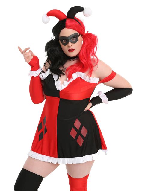 Unleash Your Inner Villain: Embark on an Enchanting Journey with Our Plus Size Harley Quinn Costume