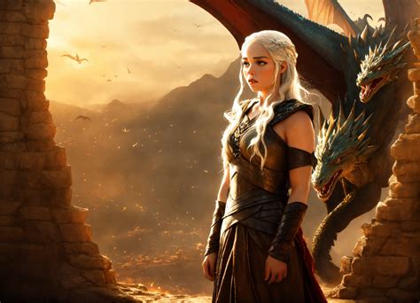 Unleash the Dragon's Might: Captivating Daenerys Targaryen Images in HD