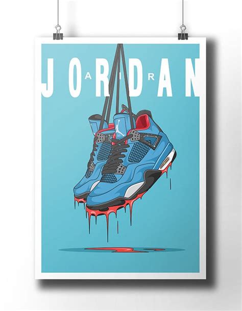 Unleash the Hype: Elevate Your Wall with a Jordan Shoe Poster Masterpiece