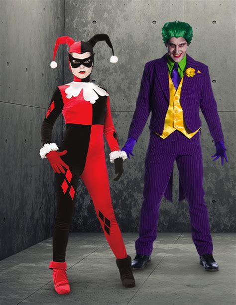 Unleash the Madness and Mayhem with Captivating Joker and Harley Quinn Adult Costumes