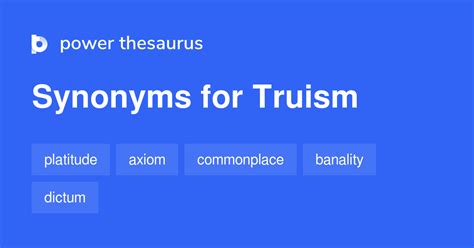 Unleash the Power of Truism Thesaurus: A Comprehensive Guide to Enrich Your Vocabulary