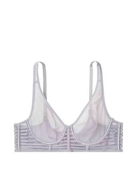 Unlined mesh full coverage plunge bra. Things To Know About Unlined mesh full coverage plunge bra. 