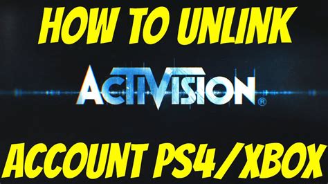 Unlink activision account ps4.  Maybe you&rsquo;re switching accounts, selling...