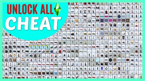 Unlock All Objects in Build Mode The Sims 4 Cheat How To 2023 YouTube