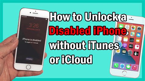 Unlock Disabled iPhone without iPhone or iCloud or Computer