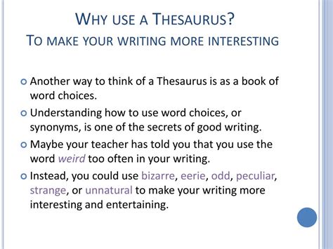 Unlock Unnatural Writing with Our Unnatural Thesaurus!