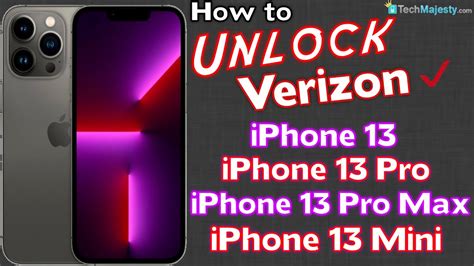 Unlock Verizon Iphone 13 Pro Max
