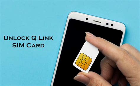 Unlock qlink sim card. Things To Know About Unlock qlink sim card. 