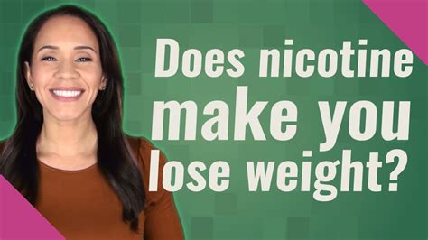 Unlock the Power of Nicotine to Lose Weight