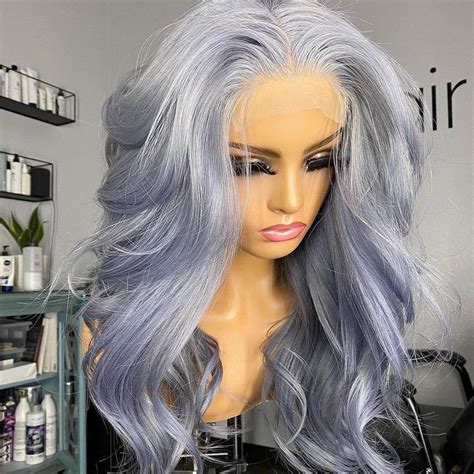 Unlock the Shimmering Beauty of Lace Front Wigs Silver**