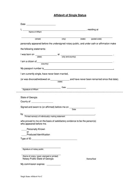 Unmarried Certificate 2020 Fill and Sign Printable Template Online US Legal Forms