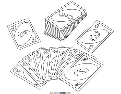 Uno Coloring Pages