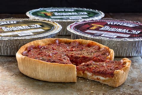 Uno deep dish pizza. Bake. 35 mins. Total. 2 hrs 35 mins. Yield. one large or two small pizzas, about 12 servings. Save Recipe. 3/4 lb mozzarella cheese, sliced. 1 pound Italian sweet or hot sausage, cooked and sliced; or about 3 … 