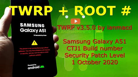 Unofficial TWRP Recovery for Galaxy A51 Root Your …