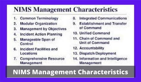 Unpacking NIMS Which NIMS Management Characteristic Refers to