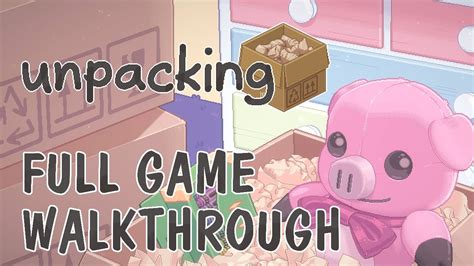 Unpacking game walkthrough. Welcome to my 100% Achievement/Trophy Guide for Unpacking.A game developed by Witch Beam, Published by Humble Games & is available to you for just GAME PASS!... 