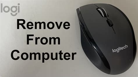 Unpair logitech mouse.  Remove the batteries and replace them with a fresh set...