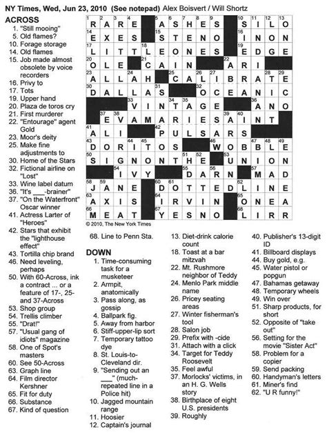 When facing difficulties with puzzles or our website in general, feel free to drop us a message at the contact page. We have 1 Answer for crossword clue Preview of NYT Crossword. The most recent answer we for this clue is 6 letters long and it is Teaser.