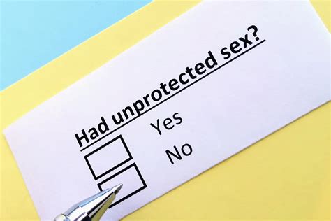 Unprotected sex