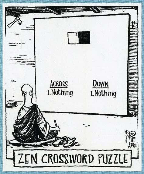 Likely related crossword puzzle clues. Sort A-Z. Zen paradox. Zen 