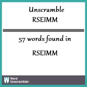 Unscramble ENIMOH - Unscrambled 57 words from letters in ENIMOH