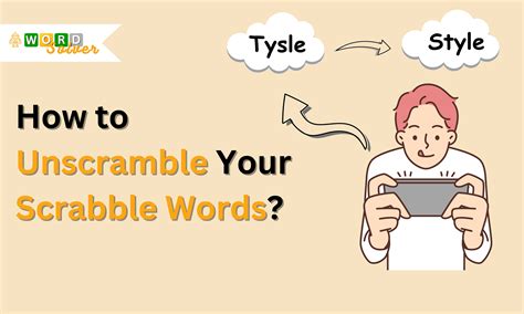 Unscramble adapted.  Perfect for Scrabble, Words with Friends, and Tex...