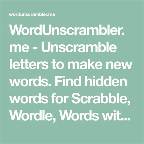 Unscramble masked.  Find hidden words for Scrabble, Wordle, Words with Friends...