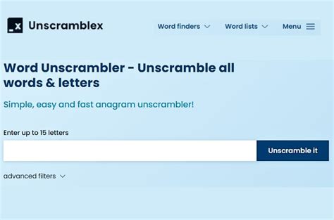 Get Unscramblex ready in another window or on another device; Wait for your turn on Words with Friends, Text Twist, or Scrabble; As soon as your letters appear, switch to Unscramblex and enter them in the unscramble box; Quickly choose the right word for your game and play it for maximum points. . Unscramblex
