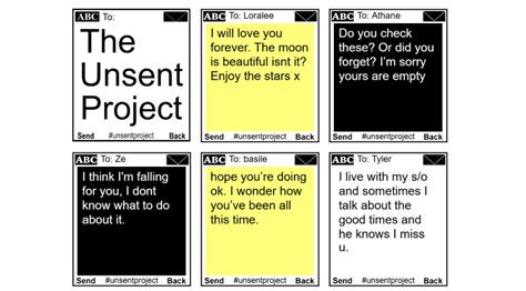 Unsent message to paula.  Unsent Project a collection of unsent messages revea...