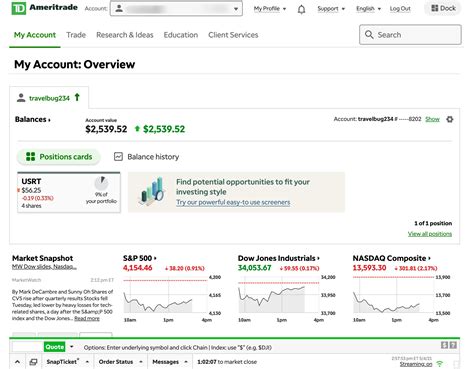 The TD Ameritrade next gen website is a fully responsive site that adapts dynamically to fit any size device. It is designed to simplify basic trading, research, and money transfers for the everyday investor. While the platform doesn’t offer all the features found on our classic website, we’re always working to bring more to the experience.. 