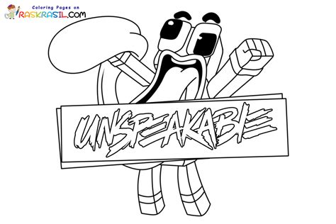Unspeakable Logo Printable Pages