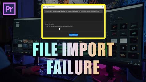 When you see an error, "The file has an unsupported compression type', check the Media cache and the Media cache database in Premiere Pro. Select Edit Menu>Preferences>Media Cache Database on Windows OS or Premiere Pro menu > Preferences > Media Cache Database on Mac OS.