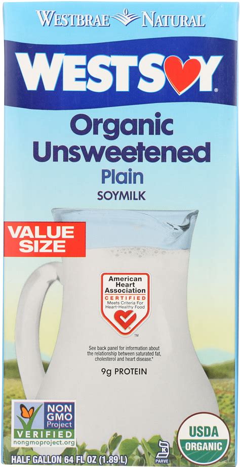 Unsweetened soy milk. Edensoy Unsweetened Eden Organic Soymilk, Non-GMO, USA Whole Soy (Soya) Milk, Non-Dairy, Vegan, Plain, Shelf Stable, 32 oz (6-Pack) 4.5 out of 5 stars 277 1 offer from $29.95 