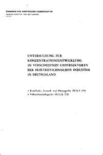 Untersuchung zur konzentrationsentwicklung in ausgewählten branchen und produktgruppen der ernährungsindustrie in deutschland. - Manuale delle parti dell'escavatore doosan daewoo dx35z.