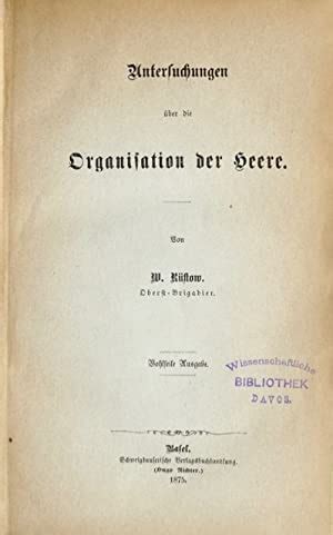 Untersuchungen ueber die organisation der heere. - Hartmans nursing assistant basic study guide.