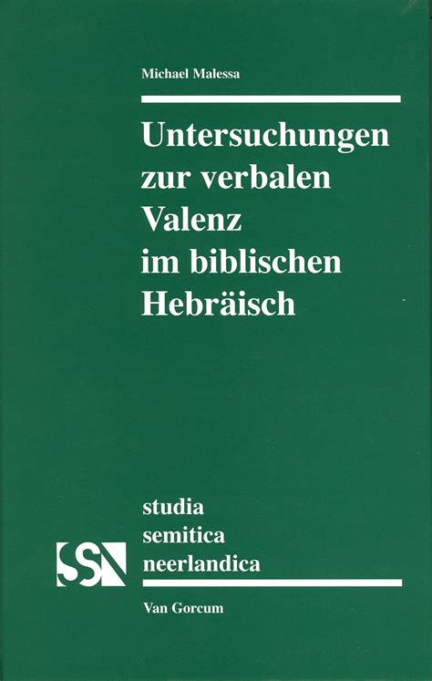 Untersuchungen zur verbalen valenz im biblischen hebräisch. - 1984 study guide answers part 2 234469.