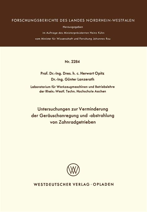 Untersuchungen zur verminderung der geräuschanregung und  abstrahlung von zahnradgetrieben. - 2011 ram 2500 6 7 manual de mantenimiento.