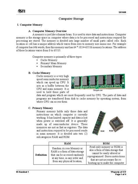 Untitled PDF Random Access Memory Computer Data Storage