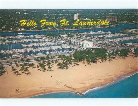 Unused Pre-1980 BRIDGE SCENE Fort Lauderdale Florida FL …