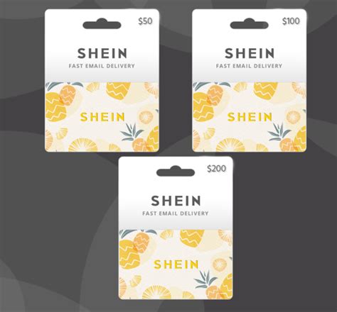 Purchase and send SHEIN gift cards to your whole 