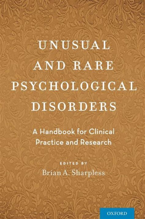 Unusual and rare psychological disorders a handbook for clinical practice and research. - Stiga turbo pro 55 4s parts manual.