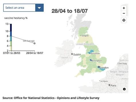 Unvaccinated MAPPED: The EIGHT areas where rates are highest